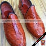 zj00259 Huarache artesanal mocasin piso hombre piel shedron mayoreo fabricante calzado zapatos proveedor sandalias taller maquilador