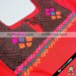 rj0075 Blusa artesanal estambre bordado a mano mujer mayoreo fabricante proveedor taller maquilador (1)