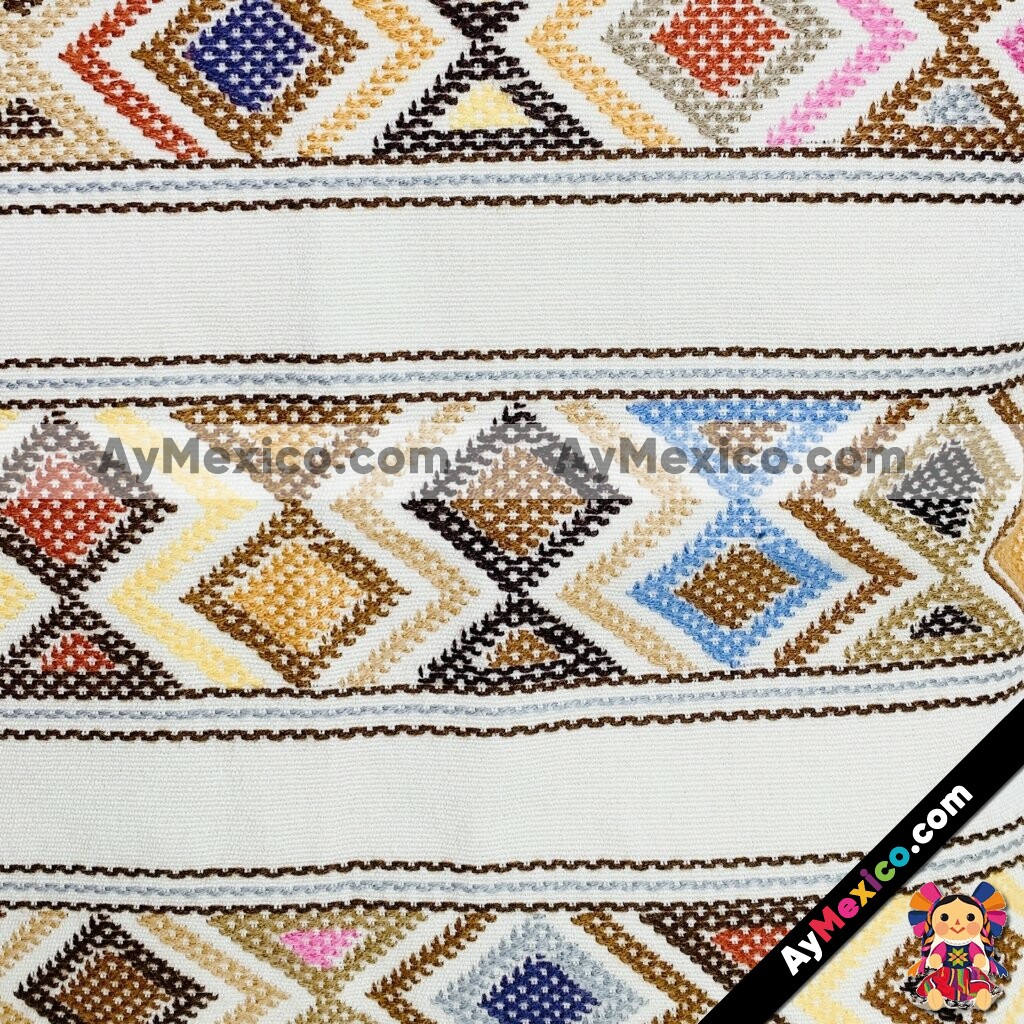 rj0107 Par de Cojines artesanal estambre bordado a mano mujer mayoreo fabricante proveedor taller maquilador (2)