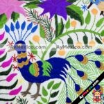rj0126 Par de Cojines artesanal estambre bordado a mano mujer mayoreo fabricante proveedor taller maquilador (1)