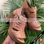 zs00736 Huarache artesanal plataforma mujer mayoreo fabricante calzado zapatos proveedor sandalias taller maquilador