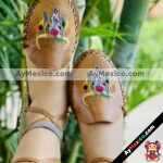 zj00696 Huarache artesanal piso mujer mayoreo fabricante calzado zapatos proveedor sandalias (1)