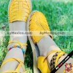 zj00103 Huarache artesanal piso mujer mayoreo fabricante calzado zapatos proveedor sandalias taller maquilador (1)