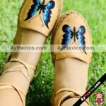 zj00705 Huaraches artesanales mexicanos de piso para mujer mayoreo fabrica