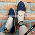 zs00645 Huarache artesanal piso mujer mayoreo fabricante calzado zapatos proveedor sandalias taller maquilador