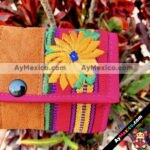 bs00056 Cartera artesanal bordada en telar de cintura color rosamayoreo fabricante proveedor taller maquilador (1) (1)