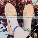 zj00792 Huarache artesanal piso mujer mayoreo fabricante calzado zapatos proveedor sandalias taller maquilador (3)