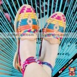 zj00799 Huarache artesanal piso mujer mayoreo fabricante calzado zapatos proveedor sandalias taller maquilador (3)