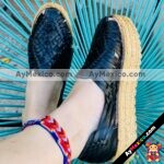 zs00771 Huarache artesanal plataforma mujer mayoreo fabricante calzado zapatos proveedor sandalias taller maquilador