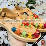 zs00784 Huarache artesanal piso infantil mayoreo fabricante calzado zapatos proveedor sandalias taller maquilador