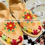 zs00784 Huarache artesanal piso infantil mayoreo fabricante calzado zapatos proveedor sandalias taller maquilador