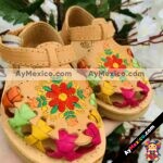 zs00785 Huarache artesanal piso bebe mayoreo fabricante calzado zapatos proveedor sandalias taller maquilador (1)