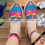 zj00813 Huarache artesanal piso mujer mayoreo fabricante calzado zapatos proveedor sandalias taller maquilador