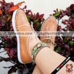 zs00787 Huaraches artesanales de piso mujer mayoreo fabricante calzado zapatos proveedor sandalias taller maquilador