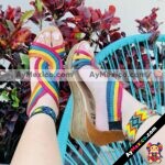 zs00801 Huaraches artesanales de plataforma mujer mayoreo fabricante calzado zapatos proveedor sandalias taller maquilador (1)