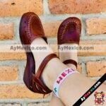 zs00806 Huaraches artesanales de plataforma mujer mayoreo fabricante calzado zapatos proveedor sandalias taller maquilador