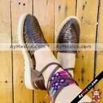 zs00808 Huaraches artesanales de piso mujer mayoreo fabricante calzado zapatos proveedor sandalias taller maquilador