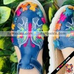 zs00823 Huaraches artesanales de piso mujer mayoreo fabricante calzado zapatos proveedor sandalias taller maquilador