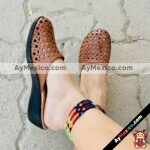zs00838 Huaraches artesanales de piso mujer mayoreo fabricante calzado zapatos proveedor sandalias taller maquilador (1)