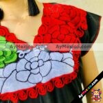 rj00710 Blusa con bordado de flores tricolormayoreo fabricante proveedor taller maquilador (1) (1)