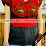 rj0055 Blusa artesanal bordado mujer mayoreo fabricante proveedor taller maquilador (1)