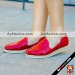 zj00740 Huarache artesanal piso mujer mayoreo fabricante calzado zapatos proveedor sandalias taller maquilador(3)