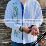 rn00036 Camisa artesanal hombre mayoreo fabricante proveedor ropa taller maquilador (1)